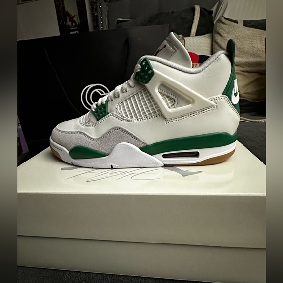 NIKE x JORDAN SB 4 “PINE GREEN” BRAND NEW OG ALL - Picture 6 of 6